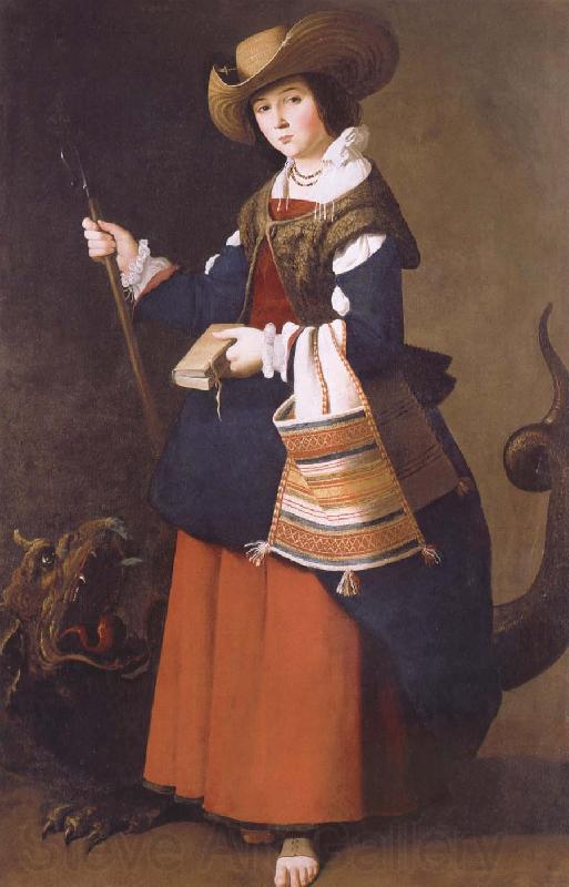 Francisco de Zurbaran St Margaret France oil painting art